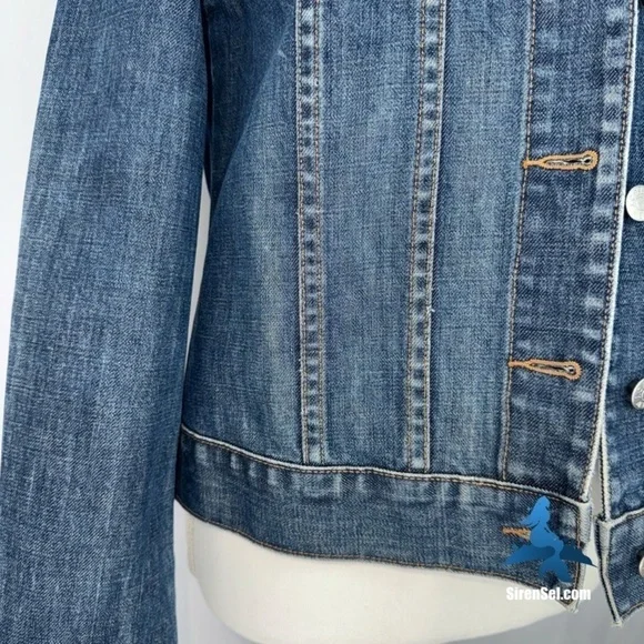 1059 J.Crew Classic Denim Jacket - Size S - Blue - Picture 4 of 15